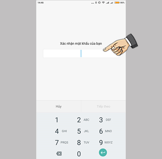Mật khẩu xác nhận